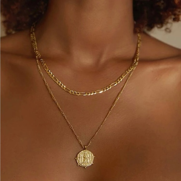 Jewelry - ✨Round Charm Layered Necklace (Boutique)